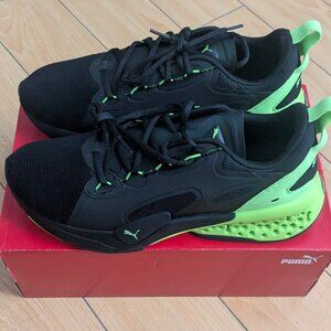Puma Xetic Halflife Black-Green Glare Men's Size 9.5